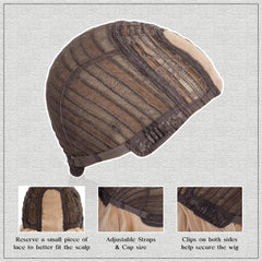 Aida ble 26-inch length wig image emphasizes dramatic style with long flowing waves.