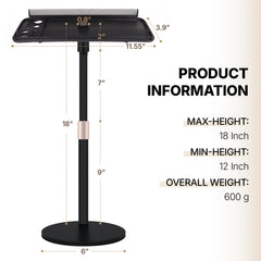 AIHOPESTO adjustable height stand enables comfortable positioning during styling sessions.
