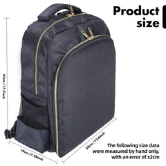 AIHOPESTO barber backpack with air cushion shoulder reduces shoulder strain during long shifts.