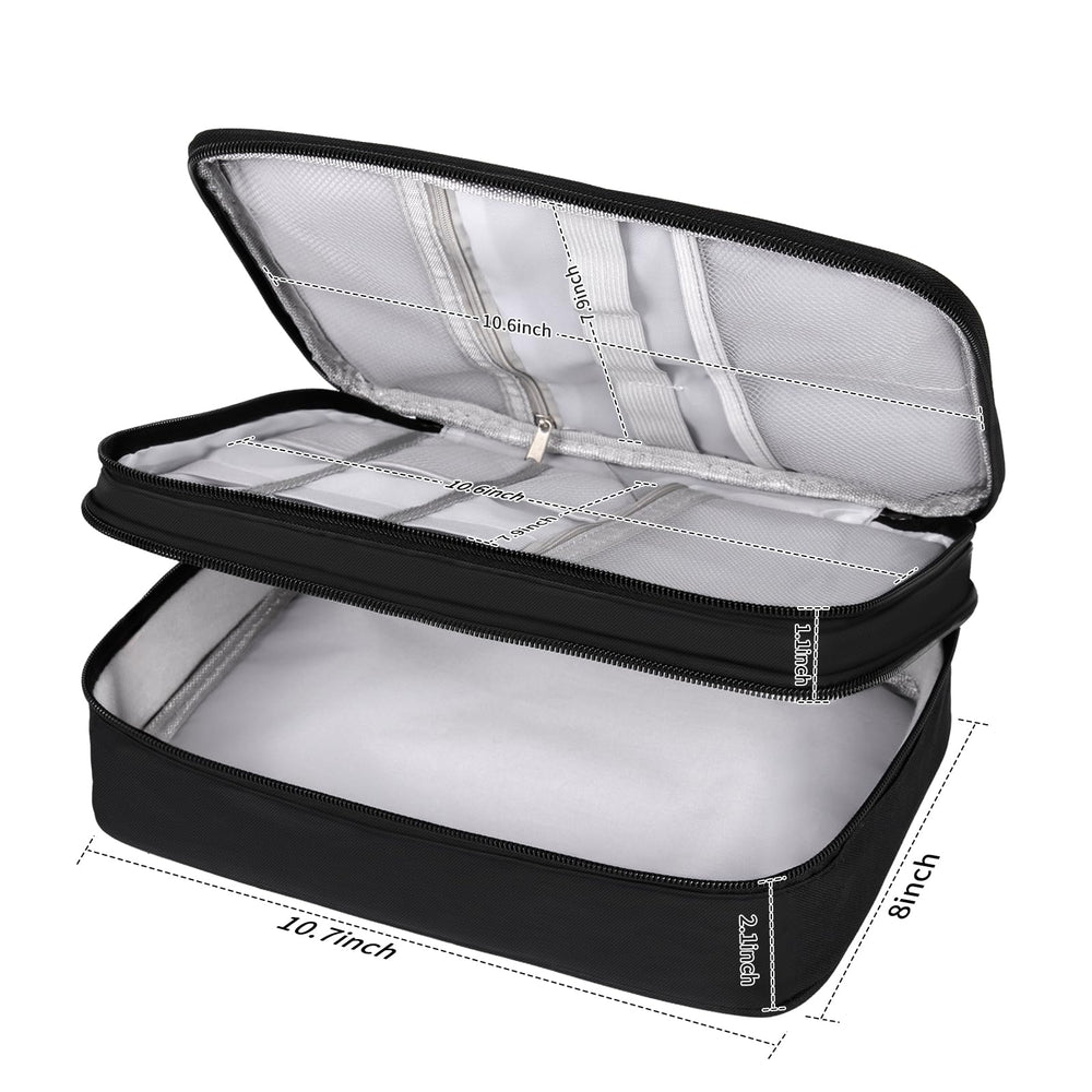 AIHOPESTO Barber Case clipper compartments keep tools organized