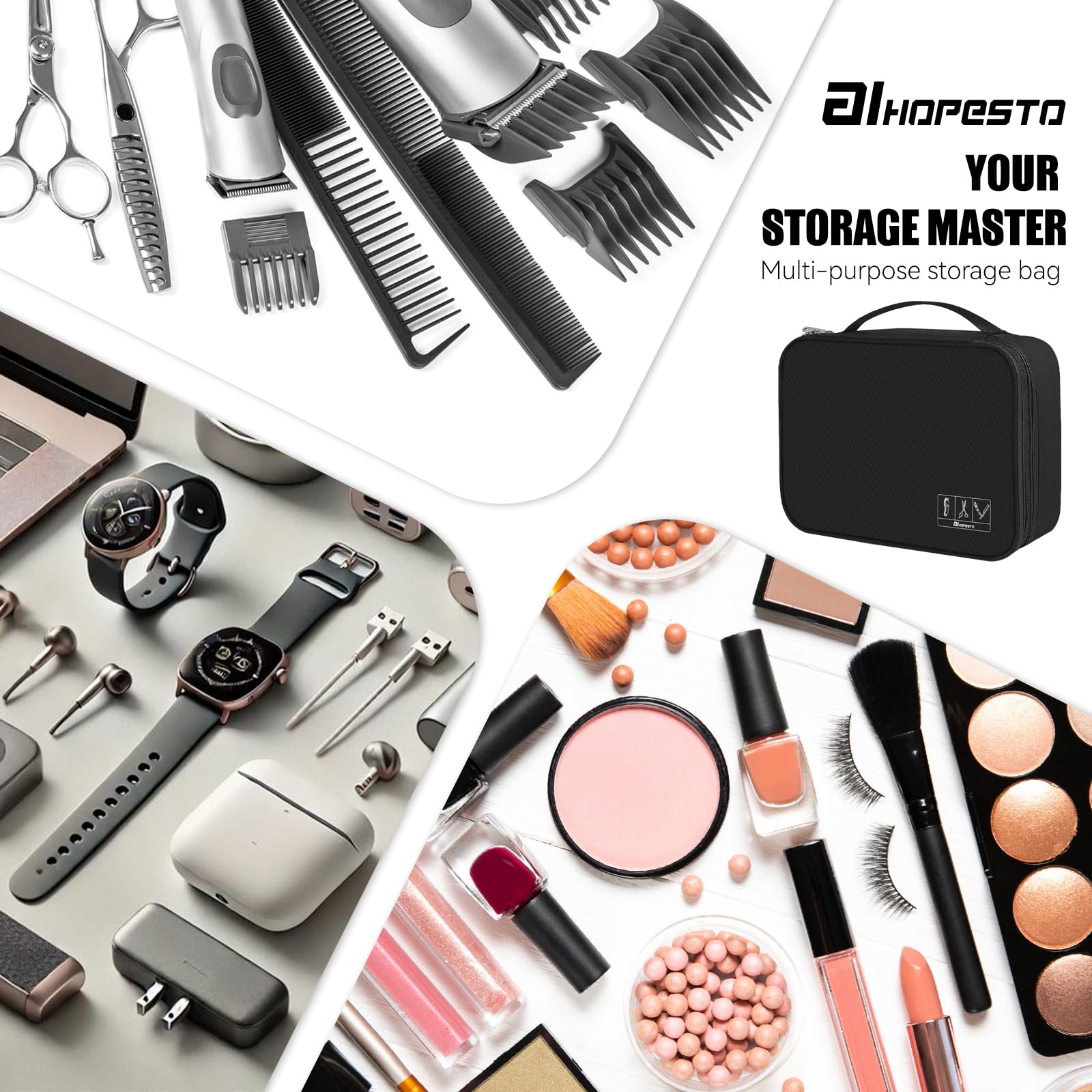 AIHOPESTO Barber Case gift-ready design for professionals