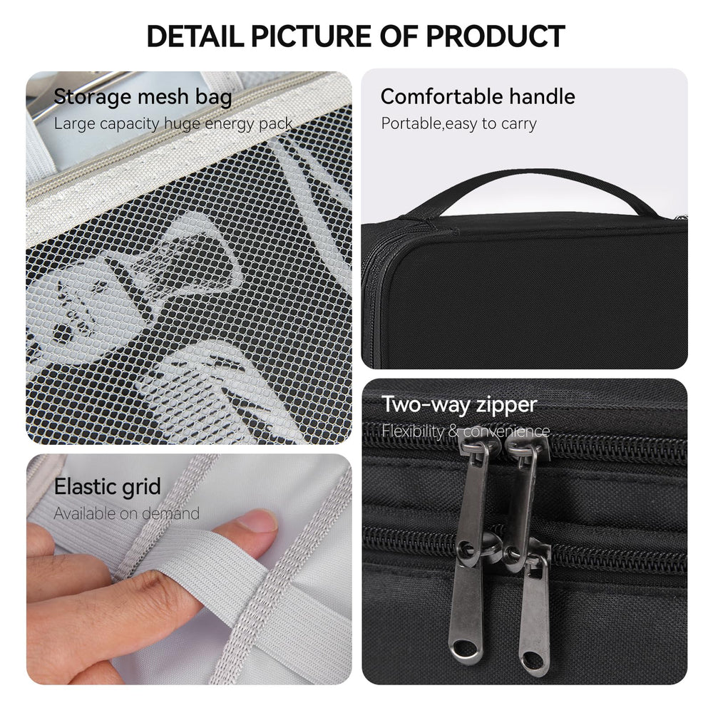 AIHOPESTO Barber Case travel-friendly carry handle design