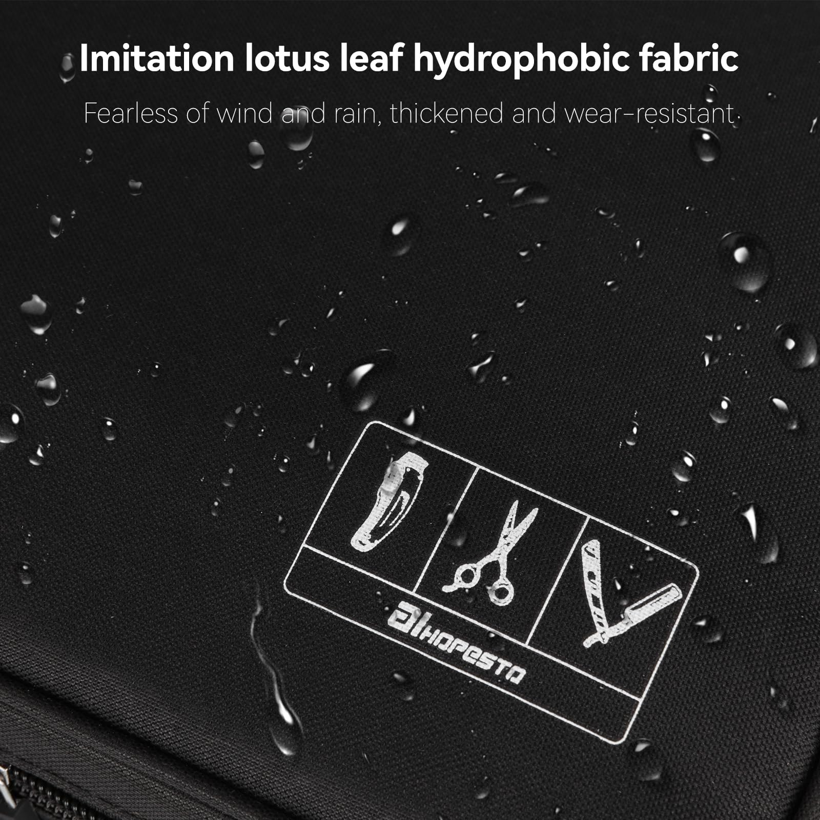AIHOPESTO Barber Case water-resistant exterior protects gear