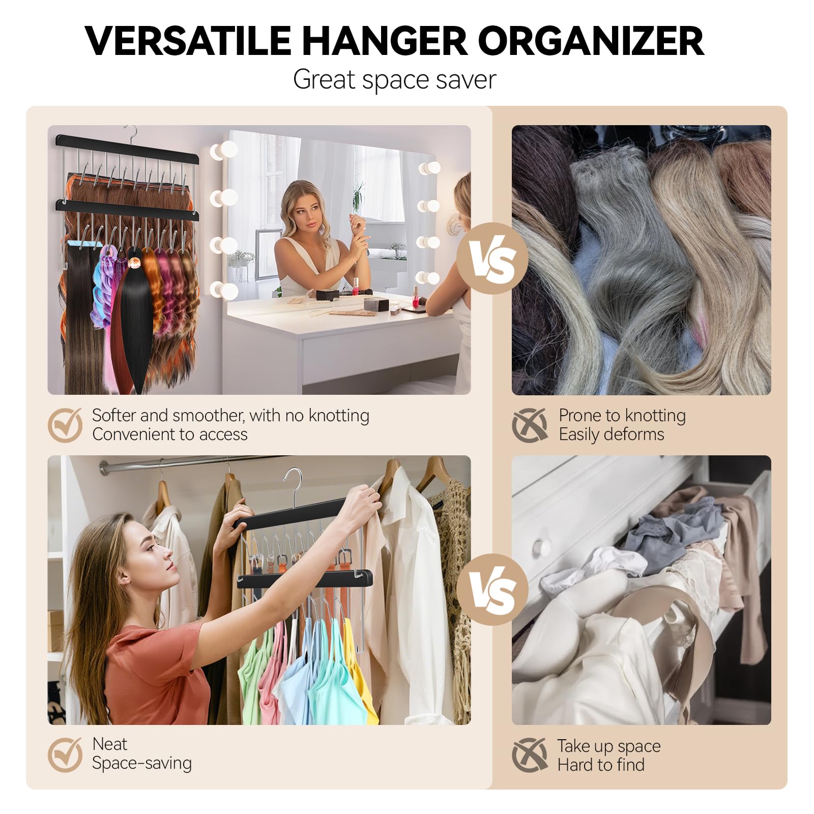AIHOPESTO color-organized extensions streamline styling