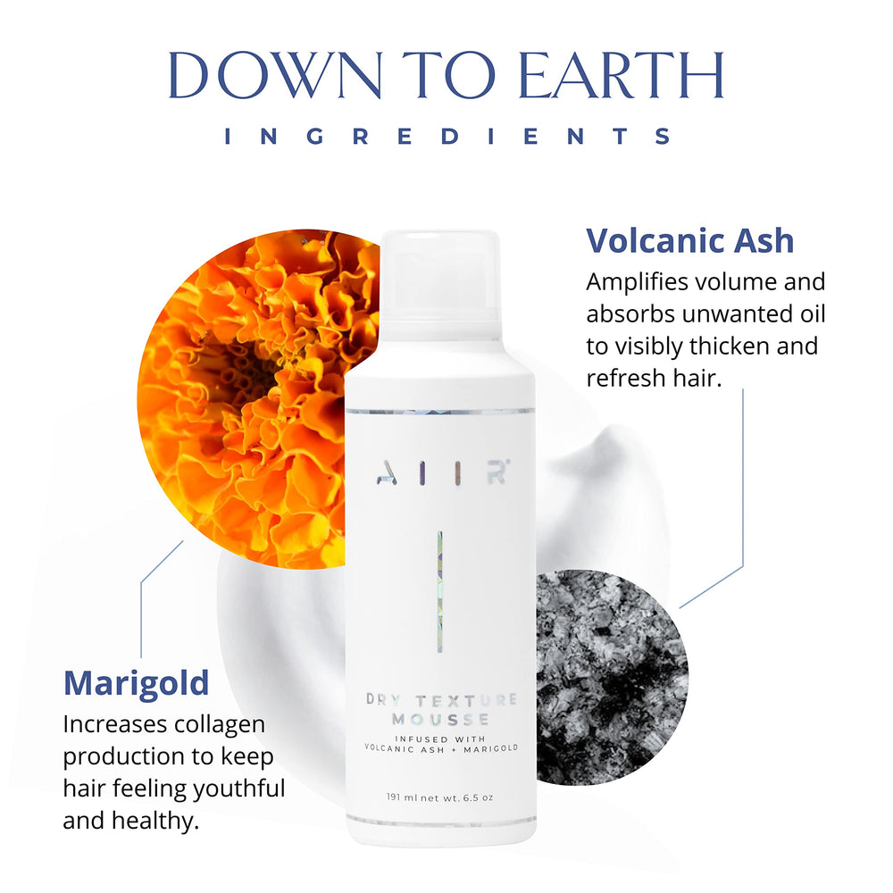 AIIR Dry Texture Mousse overnight curls forming defined waves