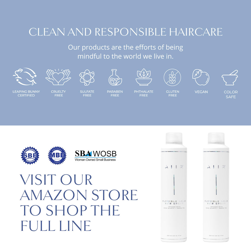 AIIR Flexible Hold Hairspray 9oz packaging ready for everyday styling.