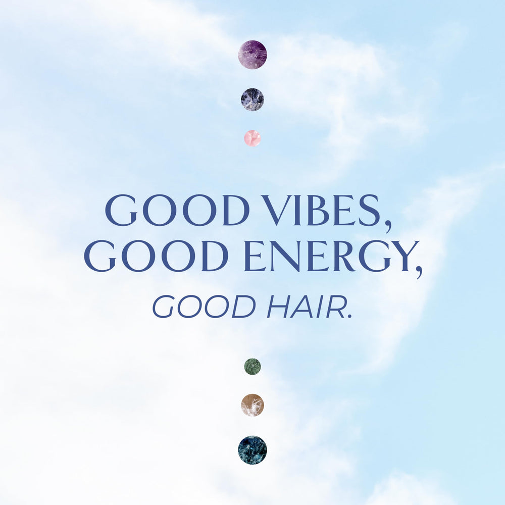 AIIR Texture Spray with crystal quartz infusion supports a calm styling session.
