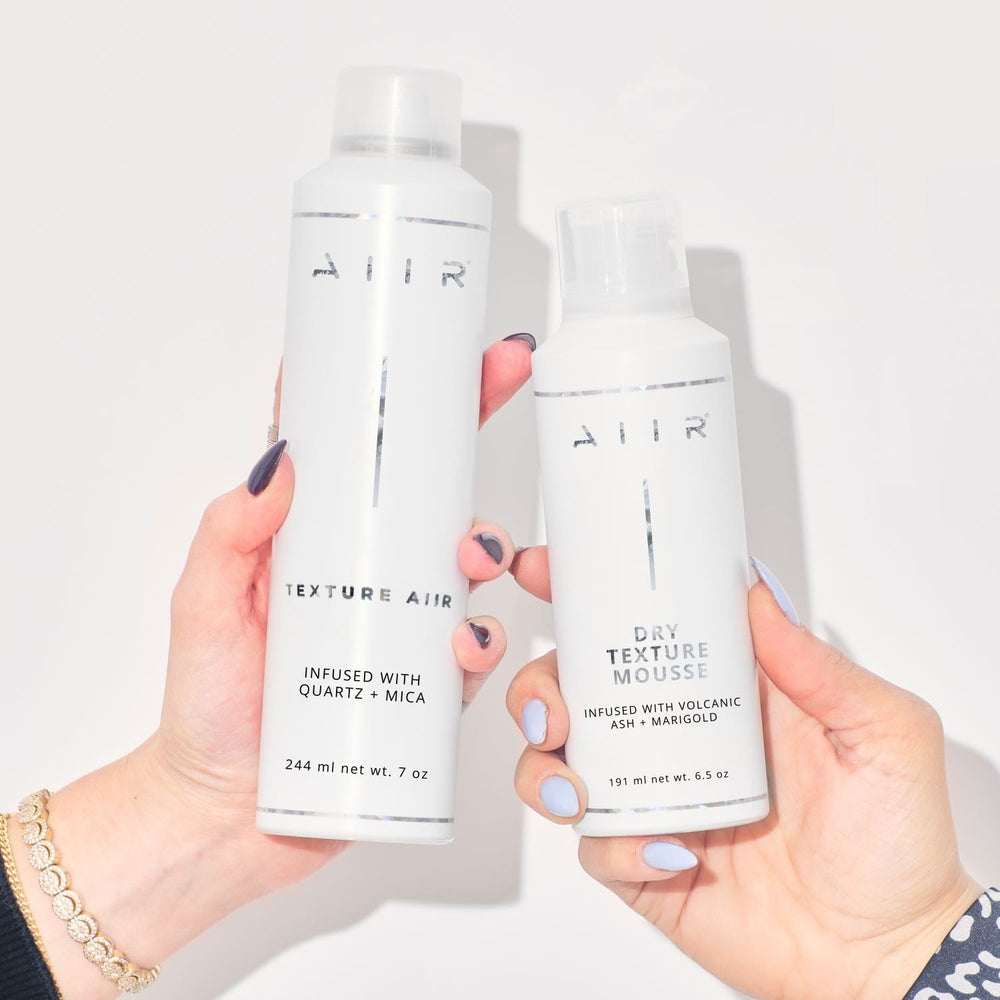 AIIR Texture Spray helps define waves and curls on fine hair.