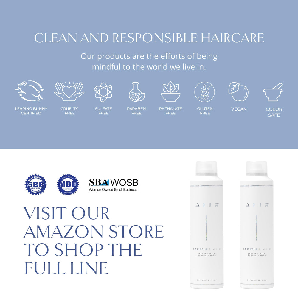 AIIR Texture Spray boosts volume in thin hair without heaviness.