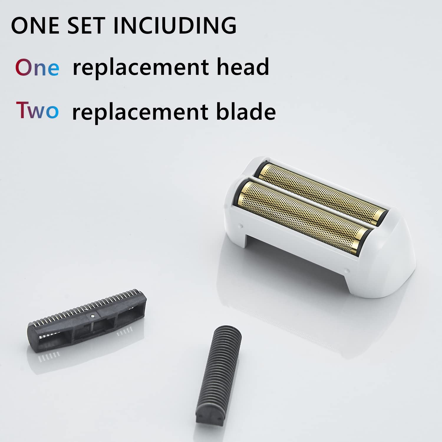 AIJALY darkened foil replacement maintains smooth shaving performance.