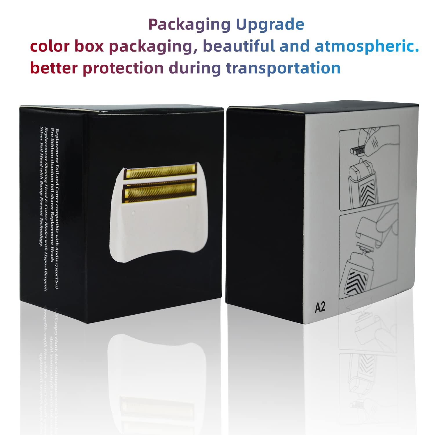 AIJALY 1.38 inch foil length supports efficient coverage during grooming.