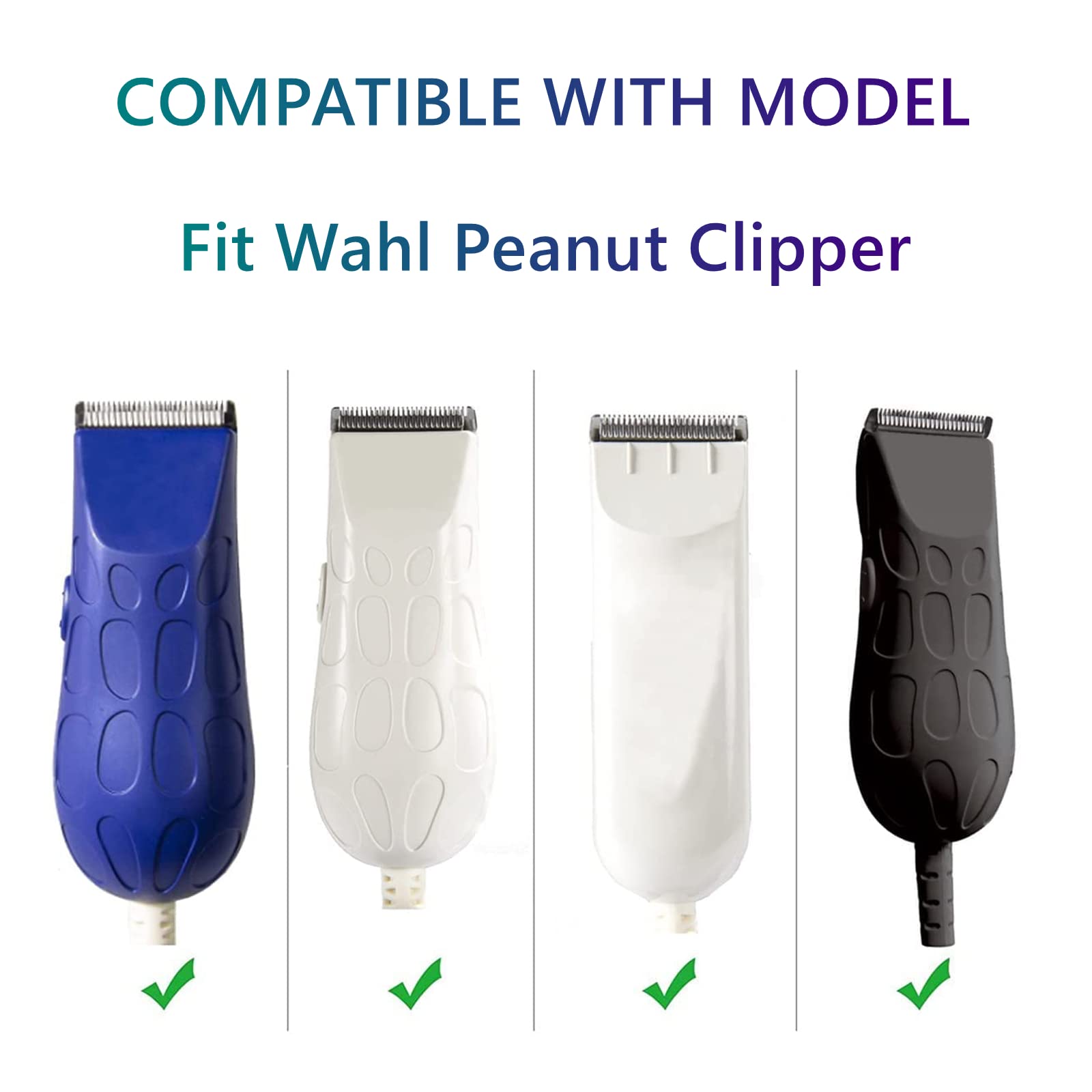 AIJALY packaged blades limit combs set for versatile grooming.