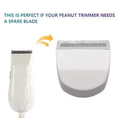 AIJALY Wahl-compatible peanut blades front view for clean cuts.