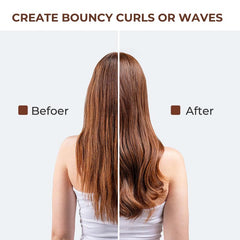AIKOLZON extended barrel suits longer hair for controlled curls.