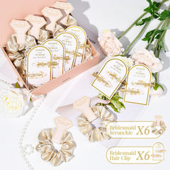 Scrunchies de satén suave de Aileam en rosa, perfectos para recogidos elegantes.