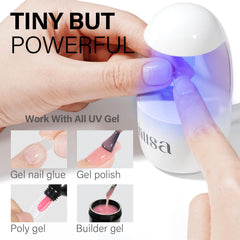 AILLSA 240-piece short square nail tips for quick at-home nails.