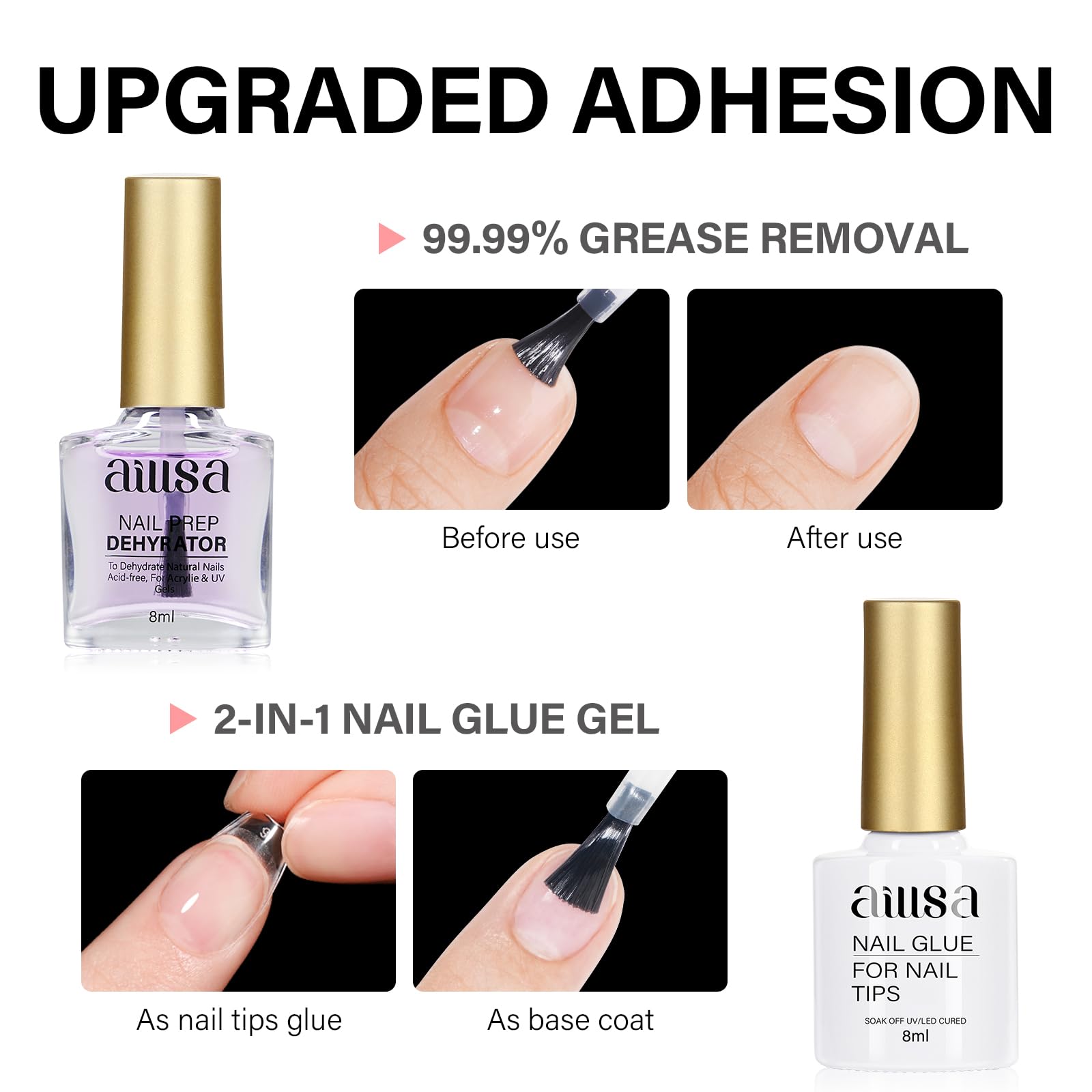 AILLSA light pink jelly gel polish for versatile nail looks.