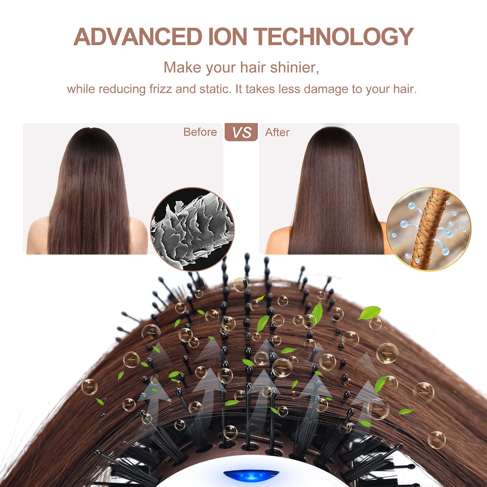 Aima Beauty ergonomic handle delivers comfortable styling during extended sessions.