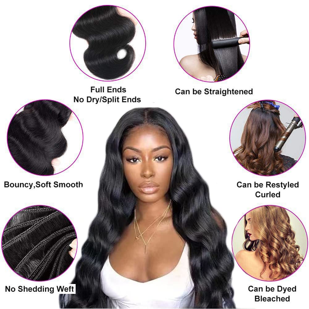 AIMAKER dye-friendly Brazilian hair can be straightened or curled.