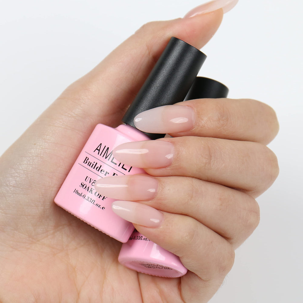 Sticky finish after cure helps adhesion for AIMEILI gel.