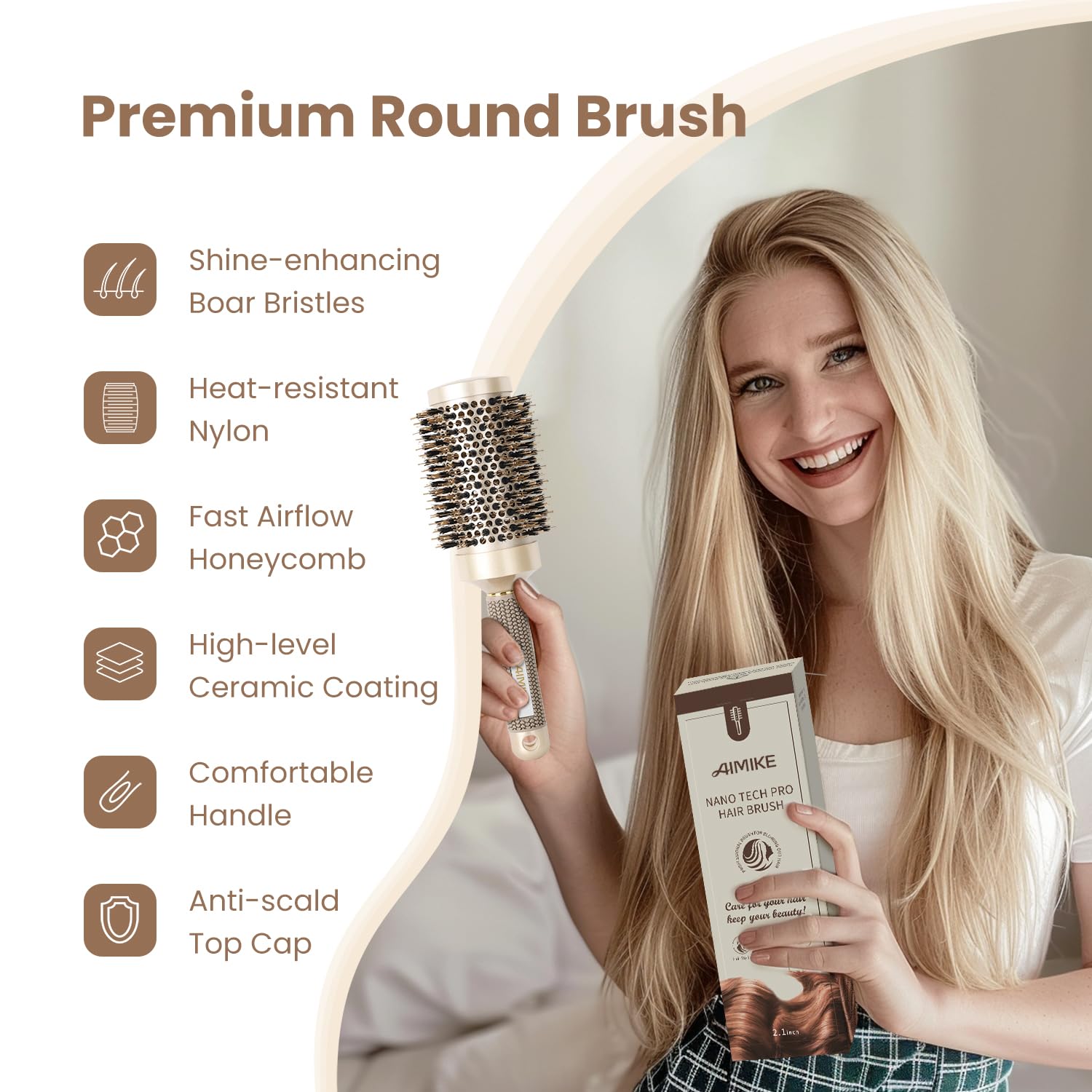 AIMIKE hair clip to hold sections while shaping volume and waves