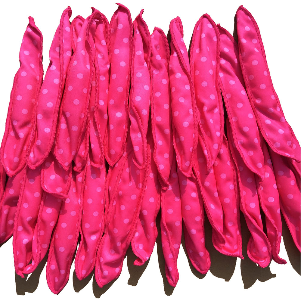 Aimin Hair Soft Curlers pink packaging highlights easy at-home heatless styling.