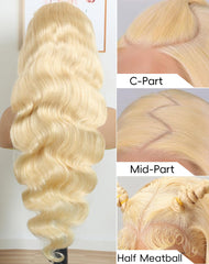 AIMPO 613 HD lace frontal close-up highlights breathable invisible lace.
