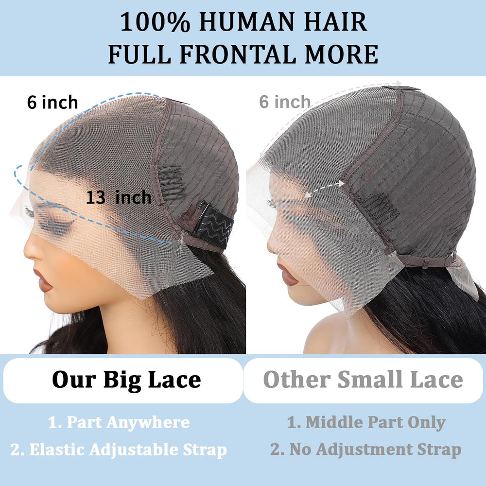 Aimqueen 13x6 lace front wig cap with adjustable strap for secure fit.