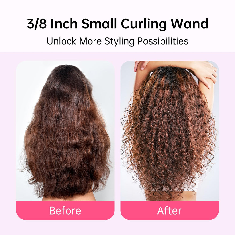 AIMSEE longer reach 6-inch barrel aids easier wrapping on longer hair.