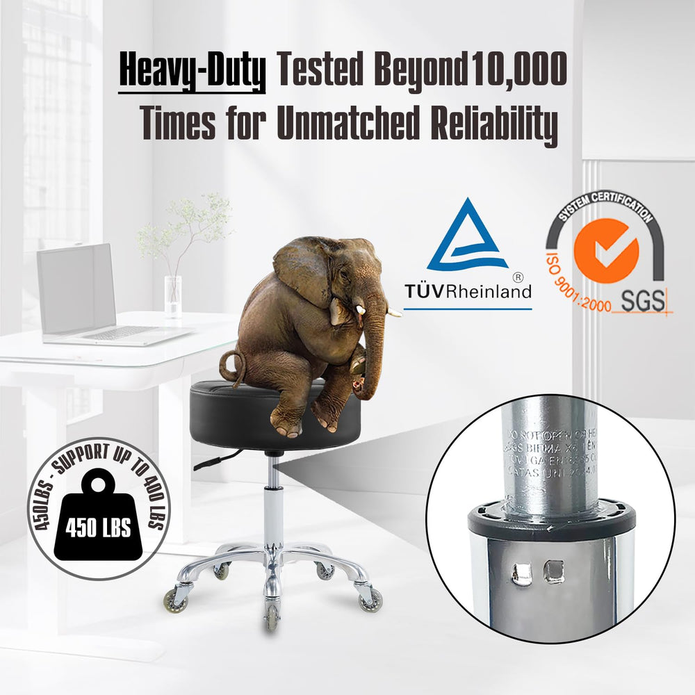 Ainilaily rolling-stool assembly demonstrates easy, tool-free setup in minutes