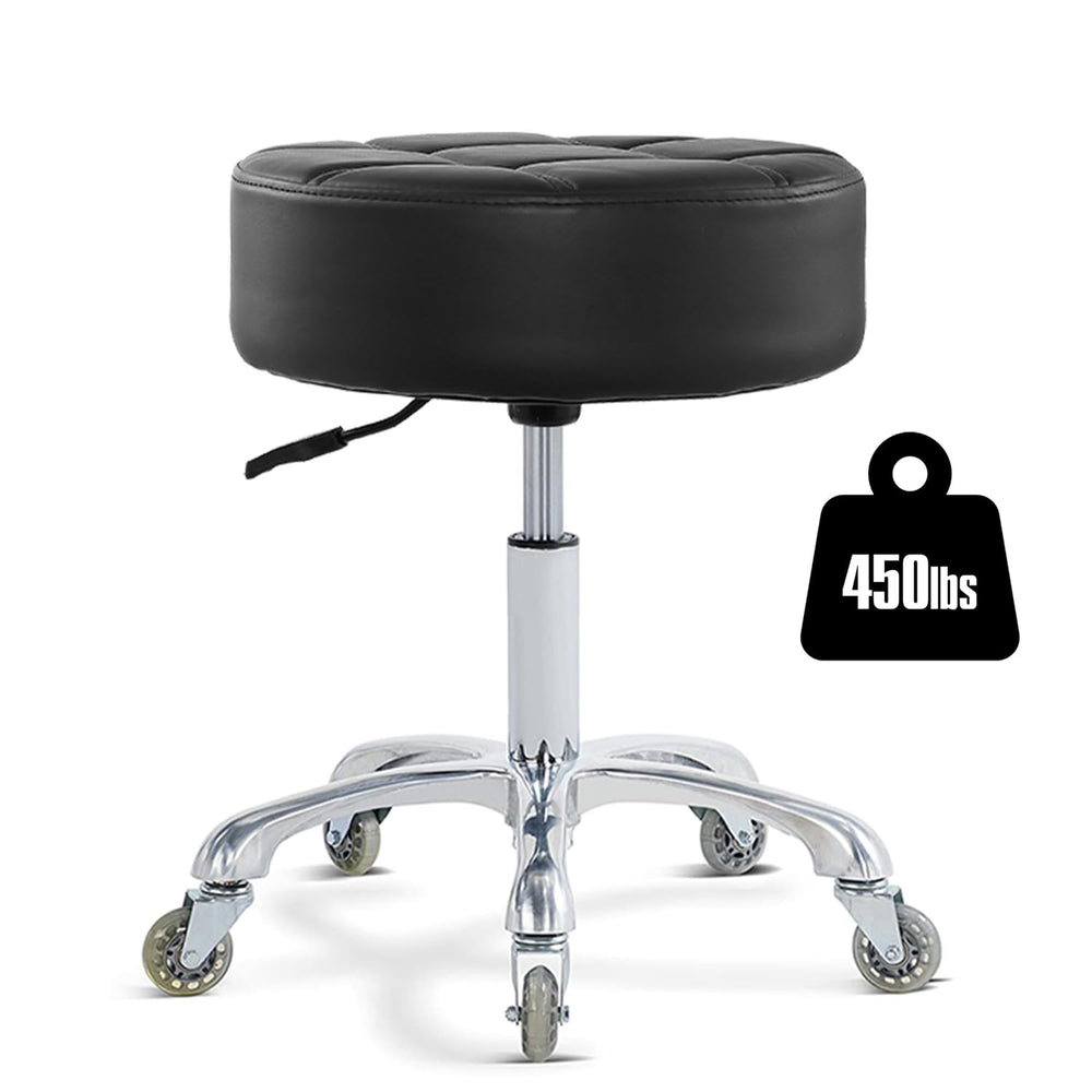 Ainilaily rolling-stool cushion closeup shows plush padding for lasting comfort