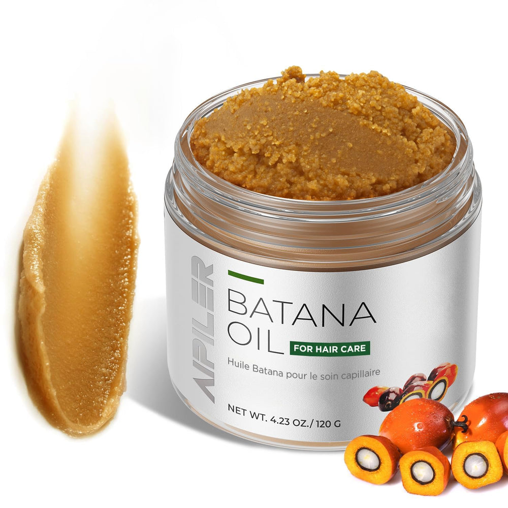 AIPILER Batana Oil bottle close-up shows pure natural hair care benefits