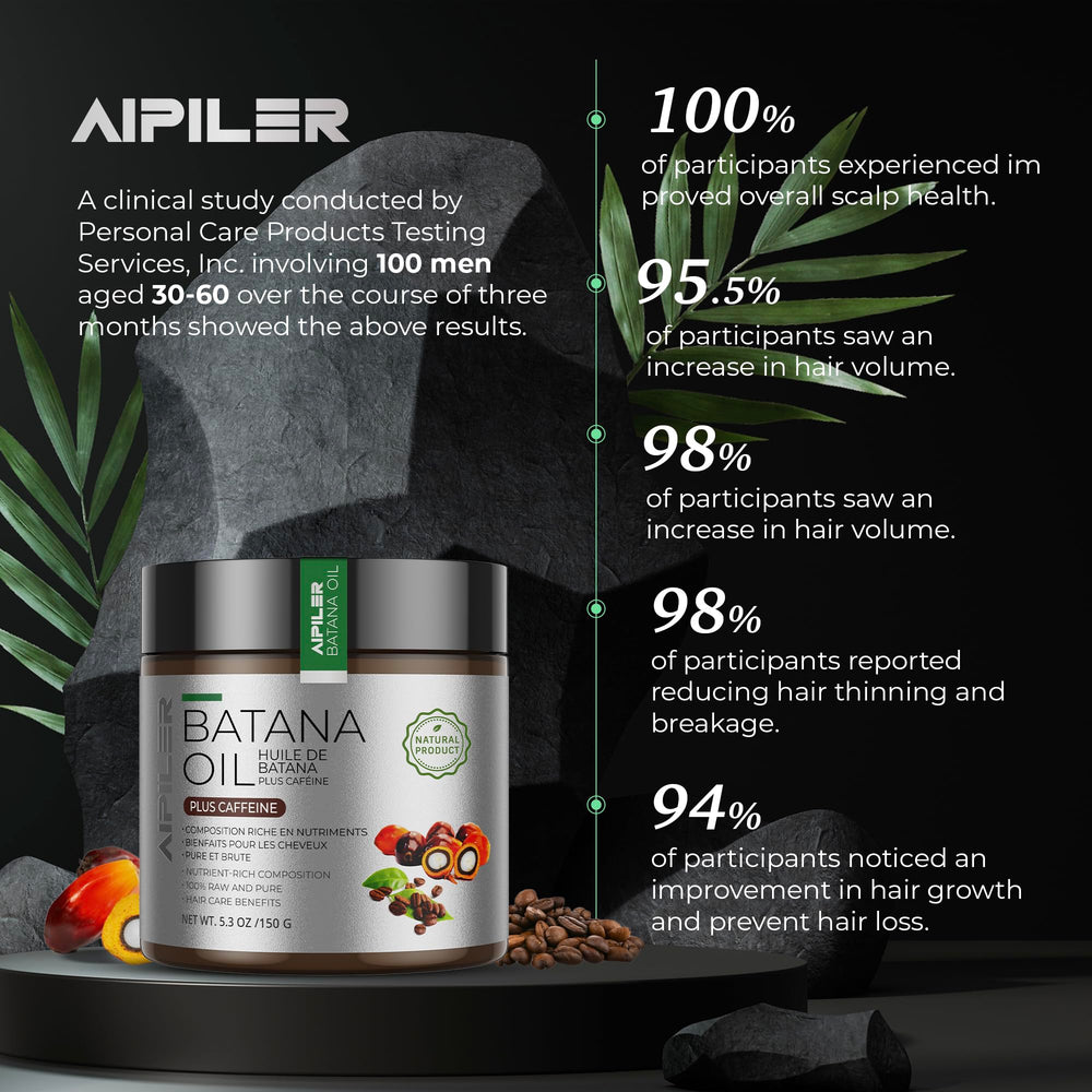 Aipiler Batana Oil application showing detangling and shine boost.