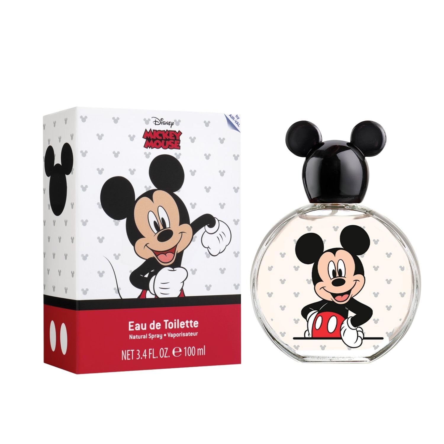 Air-Val Mickey Mouse EDT bottle 100ml for everyday kid-friendly wear.