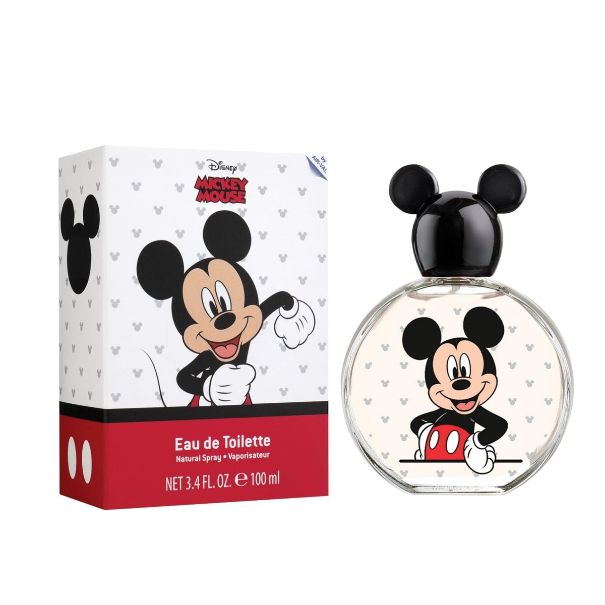 Air-Val Mickey Mouse EDT bottle 100ml for everyday kid-friendly wear.
