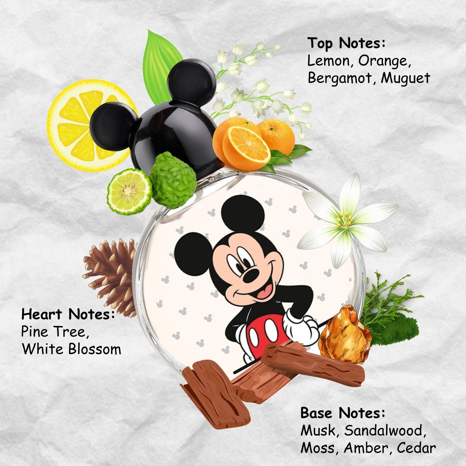 Air-Val Mickey Mouse EDT packaging box—gift-ready Disney fragrance for kids.