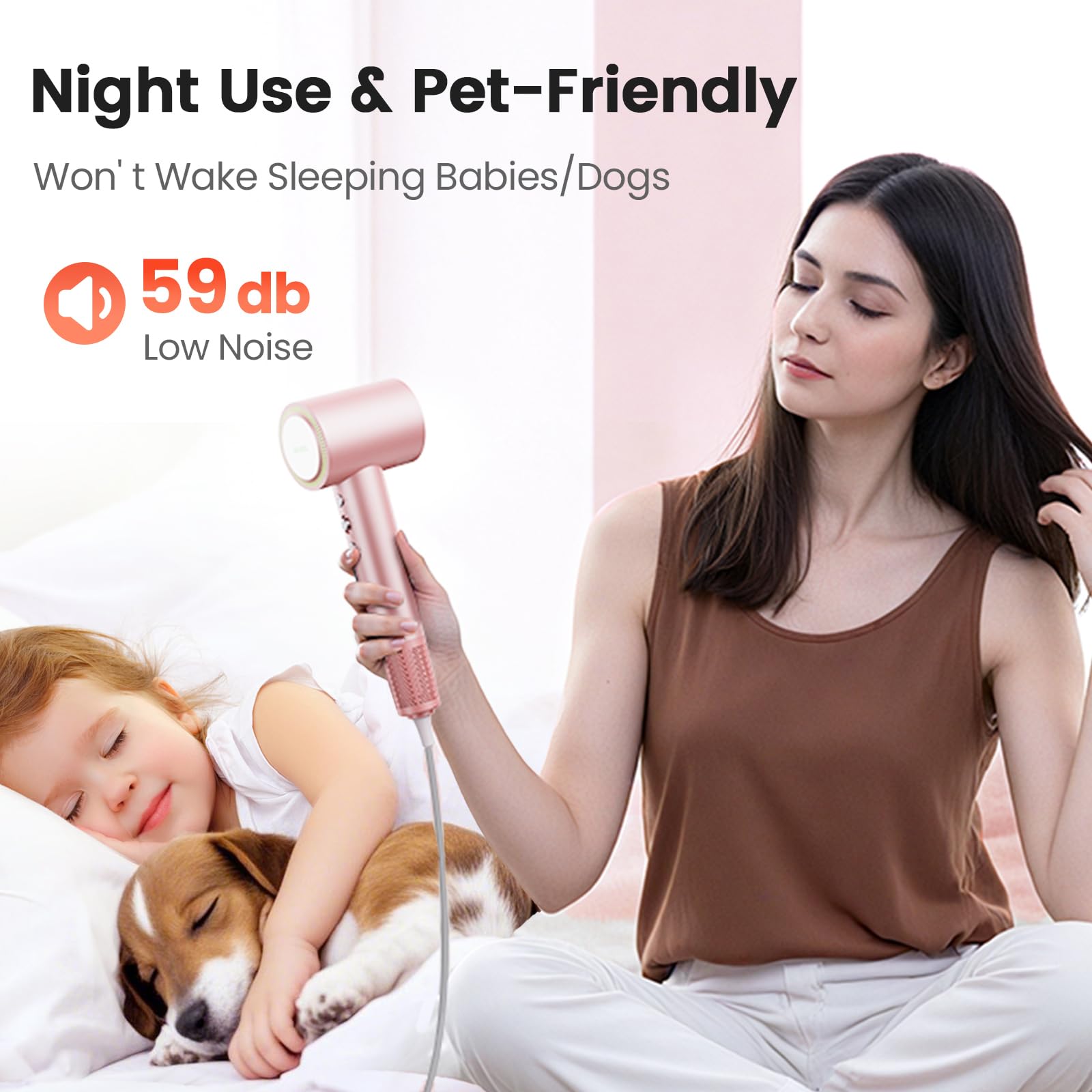 AirJetz lightweight design offers comfortable use at home or travel