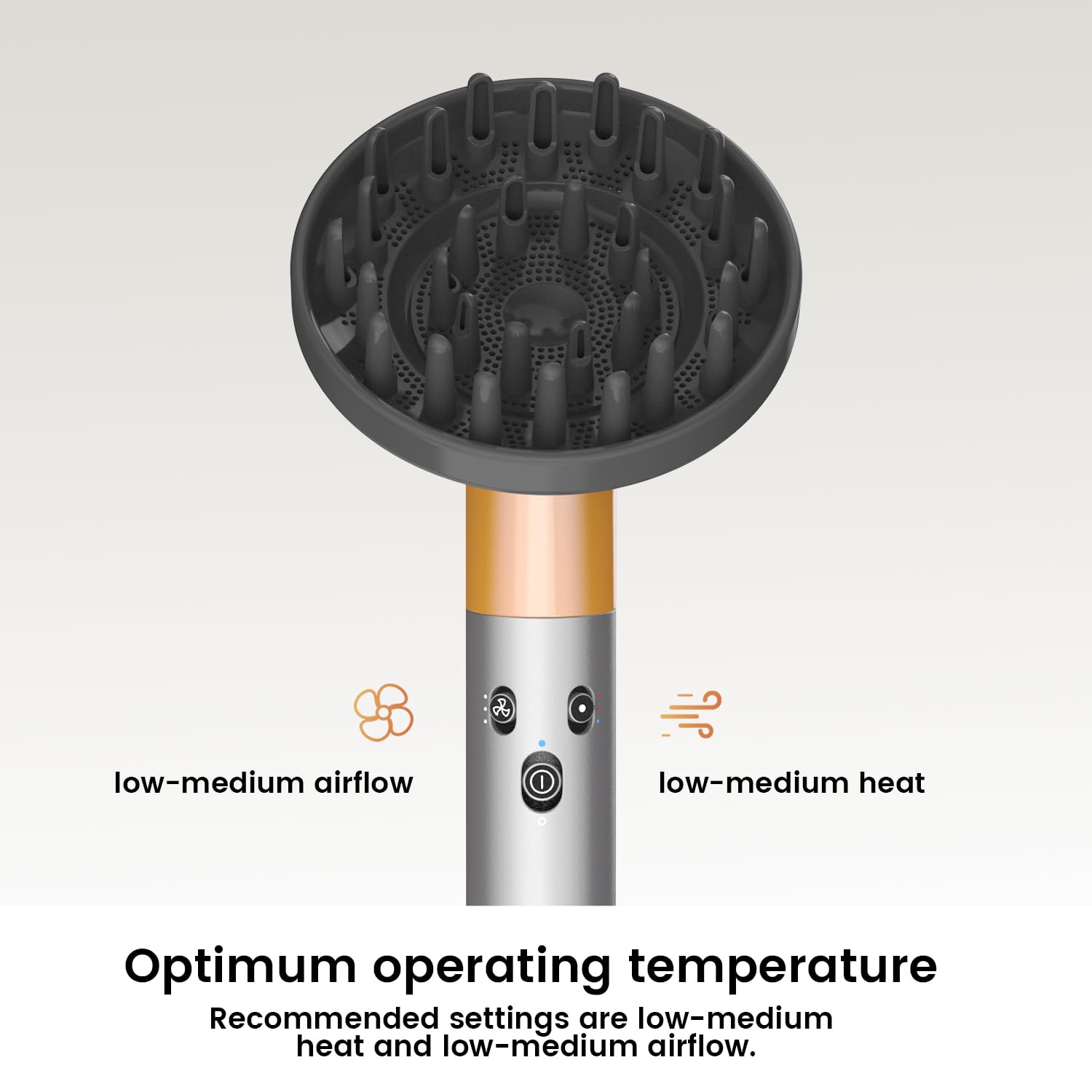 AIRUISH diffuser nozzle uses premium materials for durable performance.