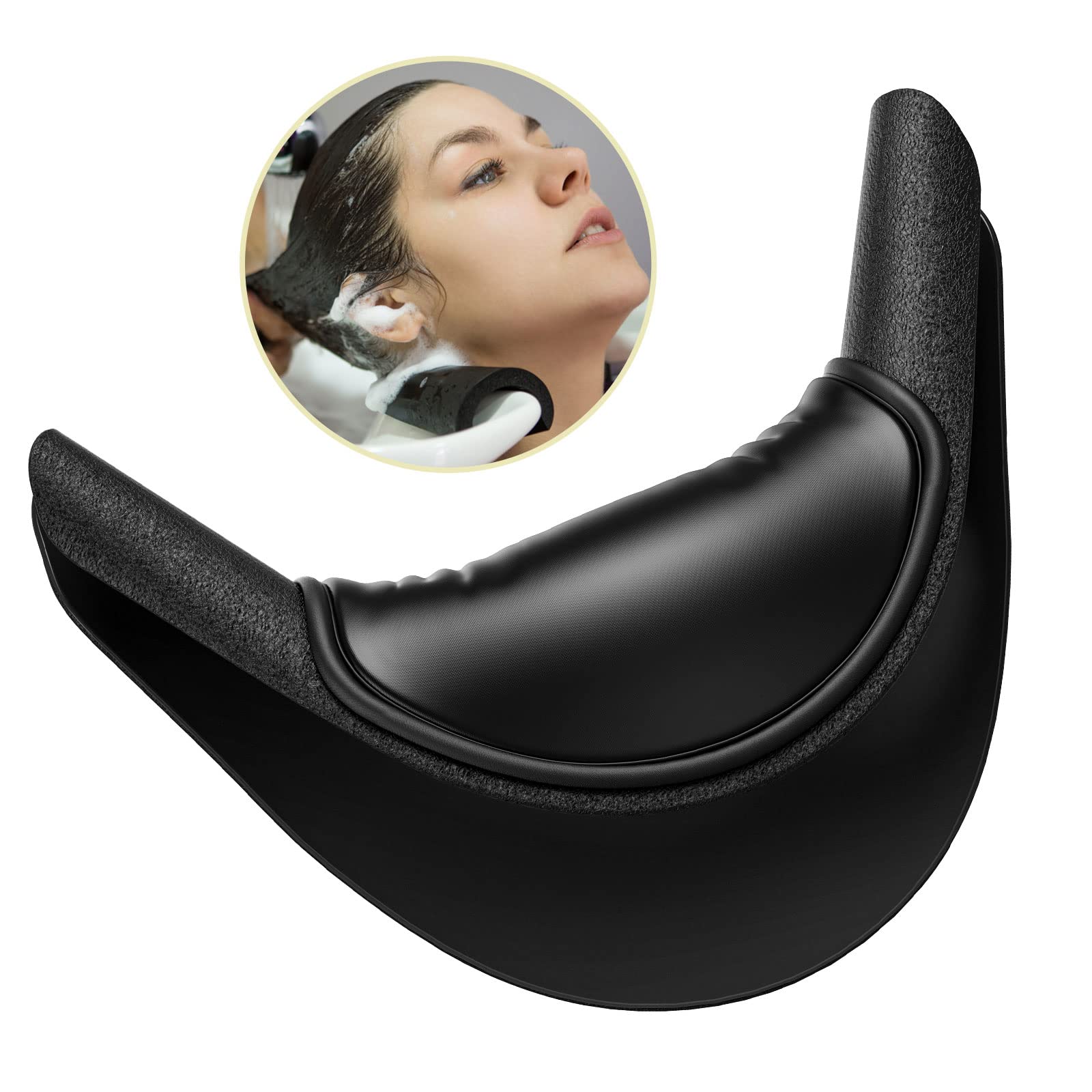 AISEELY shampoo bowl neck rest assembly shows secure attachment for steady salon sessions.