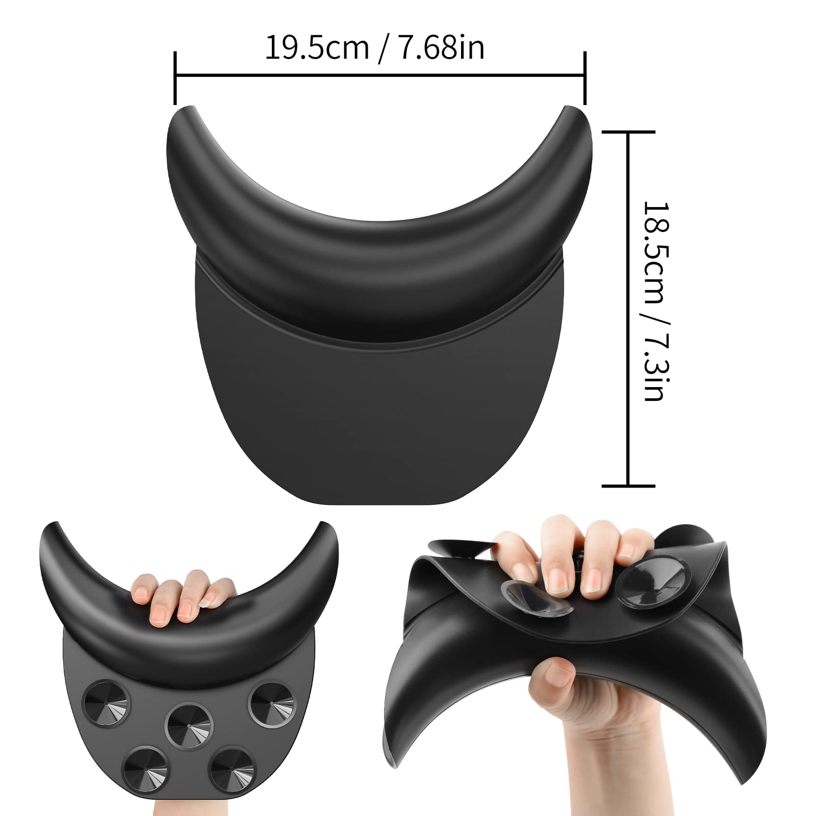 AISEELY neck rest fits most sinks, offering versatile compatibility for home and professional setups.