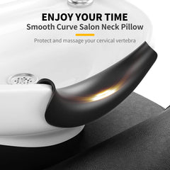 AISEELY salon neck cushion crafted from high-grade silicone for durable, easy-to-clean use.