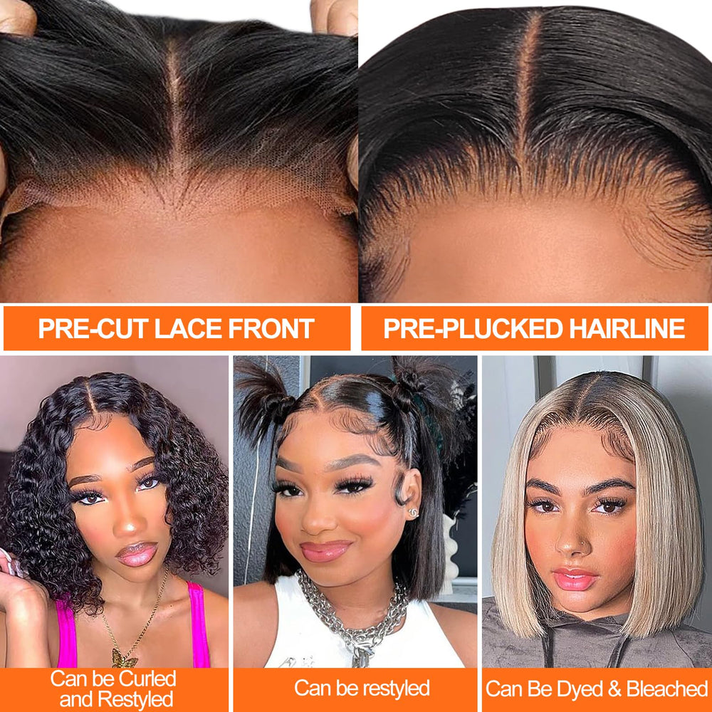AISI Bob Wig with elastic band ensures secure, comfortable fit.