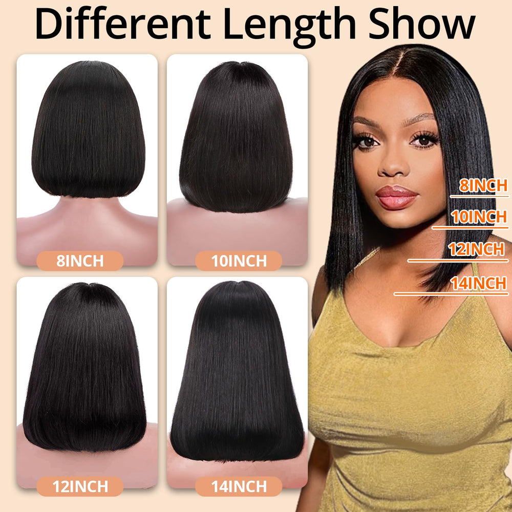 AISI Bob Wig packaging includes cap for quick, clean styling setup.