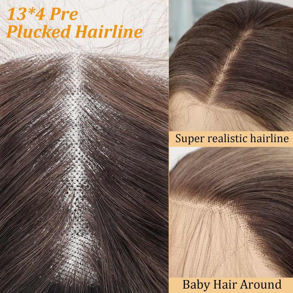 AISI HAIR glueless wig offers quick 5-minute styling and secure fit.