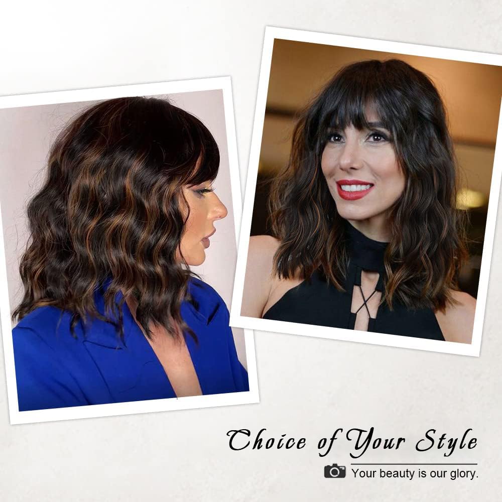 AISI HAIR heat-resistant fiber wig offers durable styling options