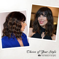AISI HAIR heat-resistant fiber wig offers durable styling options