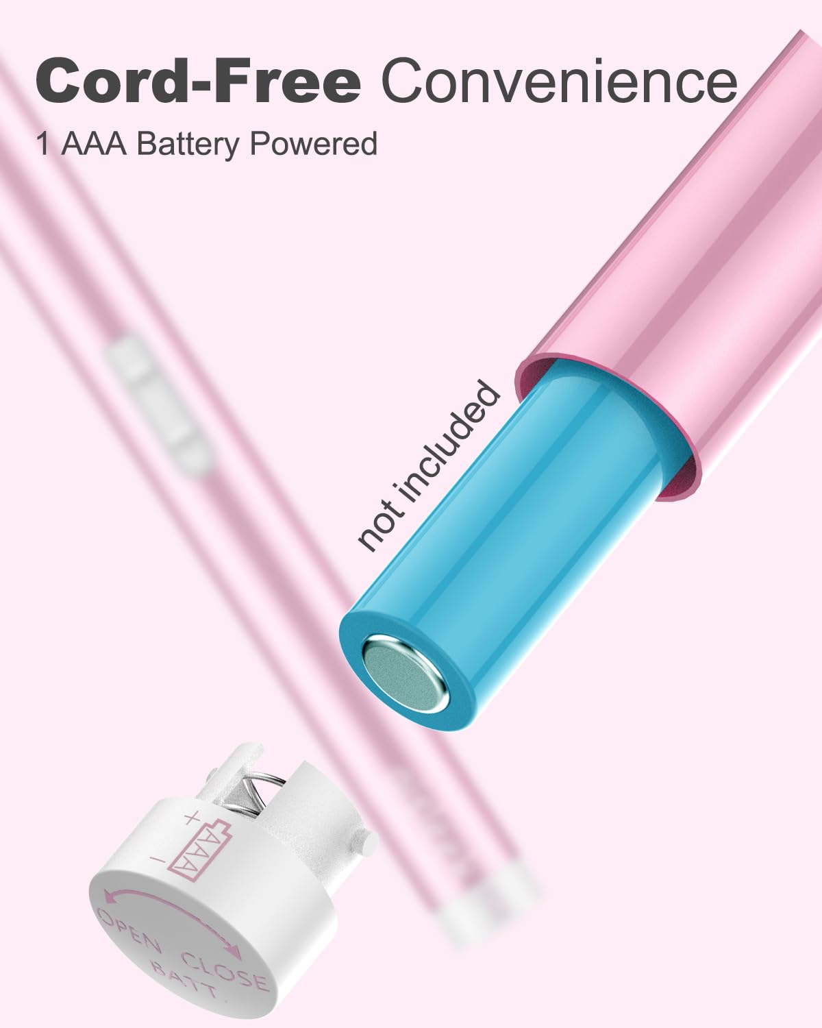 Aisleek Eyebrow Trimmer precision-contour follows facial curves for smooth edges.