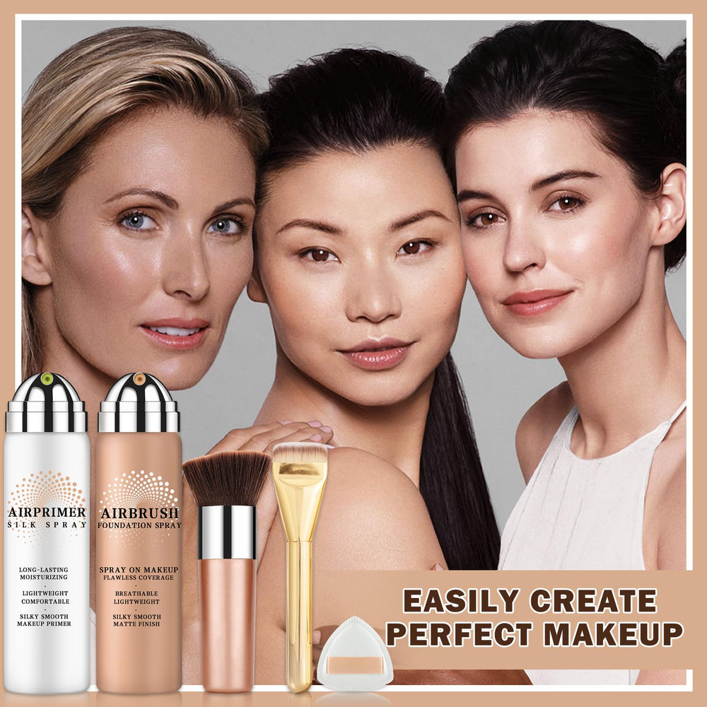 AIUEO gift-pack-airbrush-foundation set makes a thoughtful beauty gift