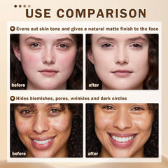 AIUEO makeup-brush-and-puff-set easy to apply flawless finish