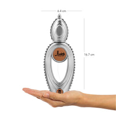 Ajmal Wisal bottle-atomizer-dispense demonstrates easy spray for all-day freshness.